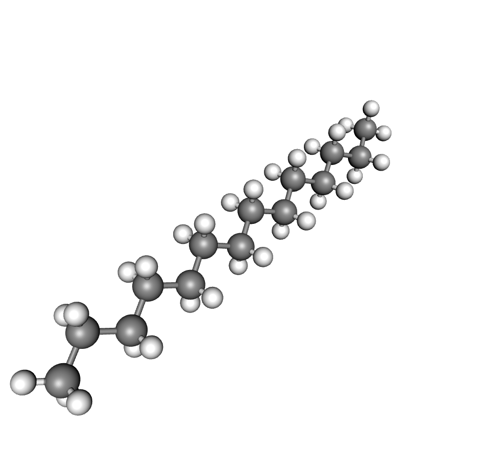 Molecular model of a hydrocarbon chain. wachs für kerzen natürliches wachs kerzenwachs sojawachs paraffin wachs paraffin kerzenwachs soy wax for pillar candles