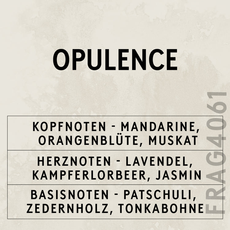 Opulence Ätherisches Öl Karte
