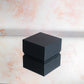 Luxuriöse Starre Box Für 50 cl Kerzenglas - Schwarz