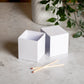 Luxuriöse Starre Box Für 9cl Lauren-Glas - Weiss