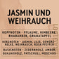 Jasmin & Weihrauch Duftöl Karte