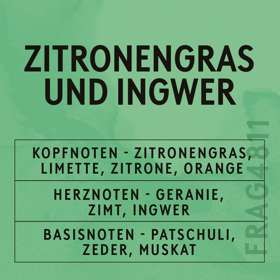Zitronengras & Ingwer Duftöl (NEU)