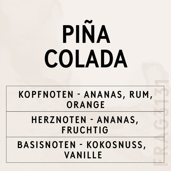 Piña Colada Duftöl Karte