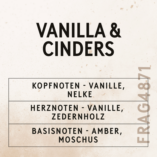 Vanilla & Cinders Dutföl