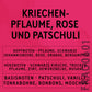 Kriechen-Pflaume, Rose & Patschuli Duftöl