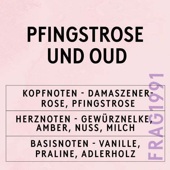 Hand- und Körperlotion - Pfingstrose & Oud
