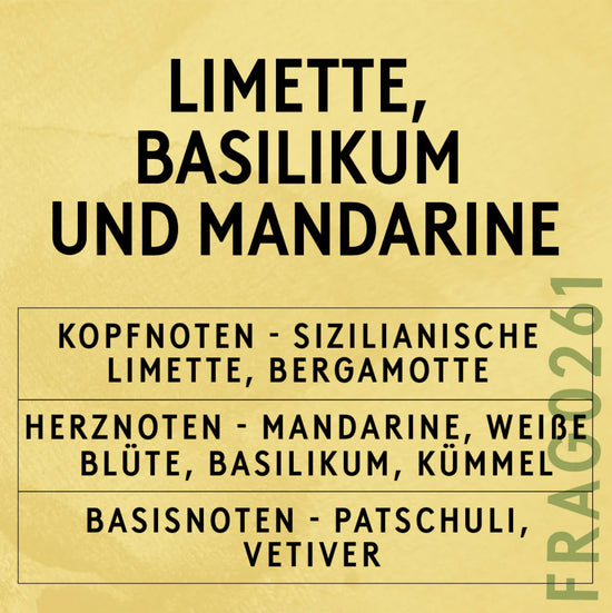 Limette, Basilikum & Mandarine Duftöl