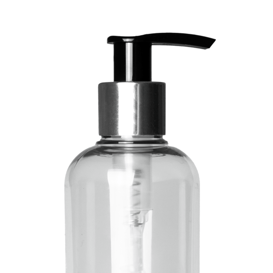 Candle Shack BV Packaging 300ml Tall Bottle Pump - Silver Collar