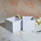 Candle Shack Candle Box Luxury Rigid Box for Tall 3-Wick Bowl - White