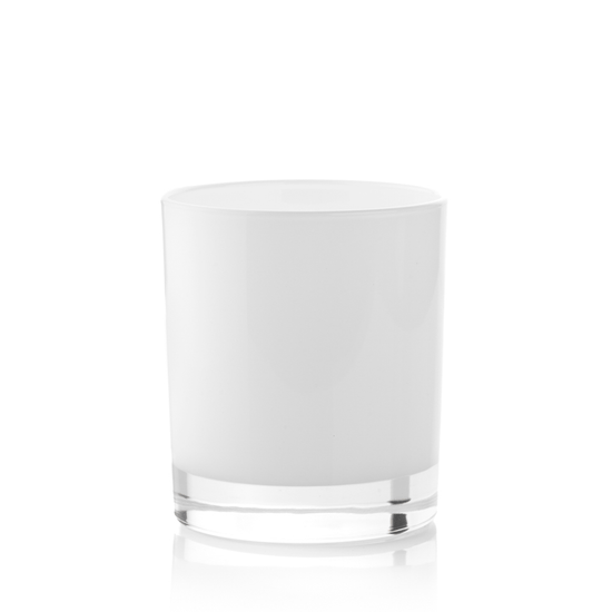 Candle Shack Candle Jar 30cl Lotti Candle Glass - Internally White Gloss