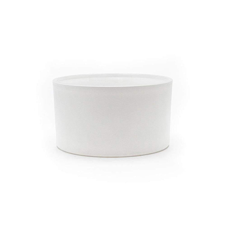 Candle Shack Candle Jar 50cl Candle Glass Bowl - Externally White Matt