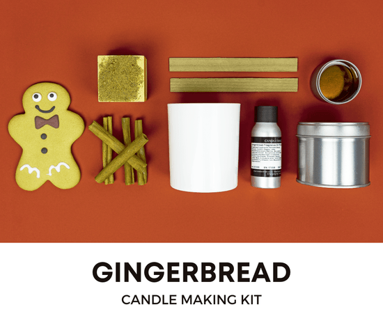 Candle Shack Candle Making Kit Gingerbread - Christmas Candle Making Kit